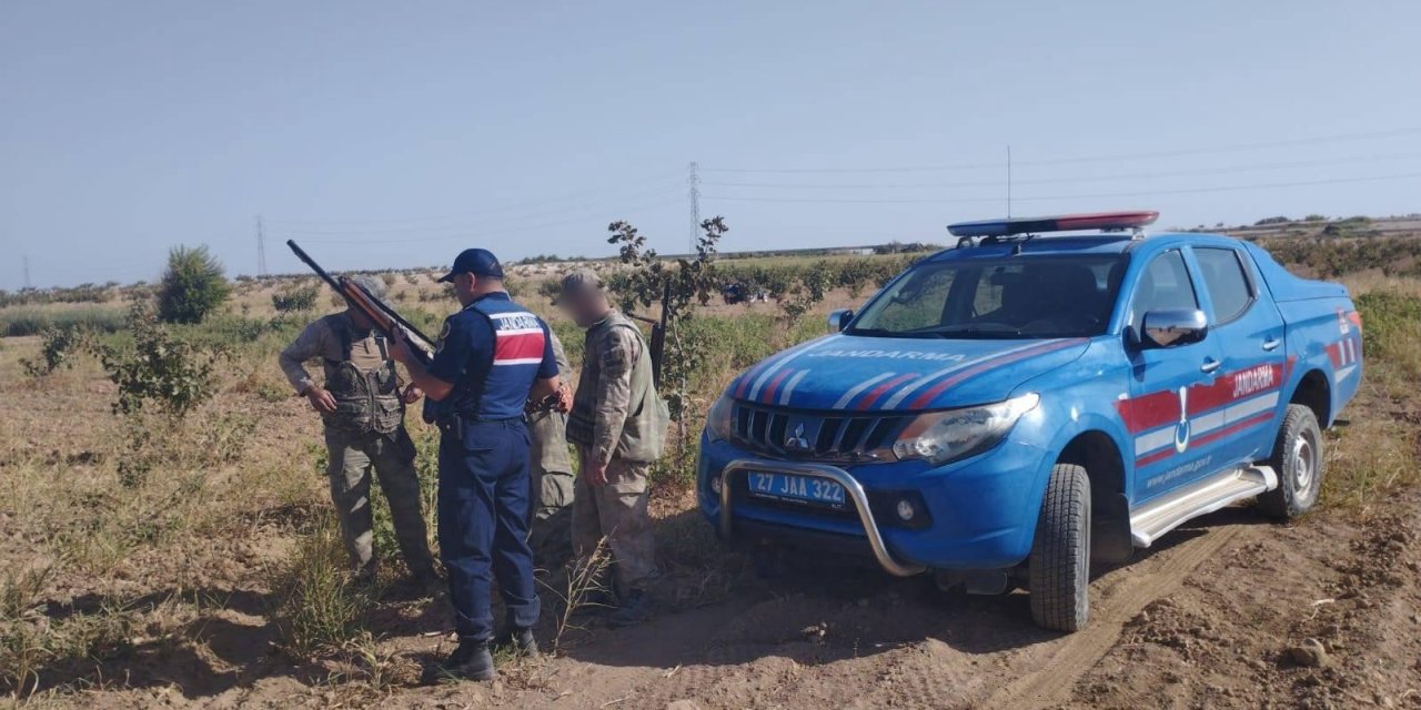 Gaziantep'te jandarmadan av yasağına uymayan şahsa işlem