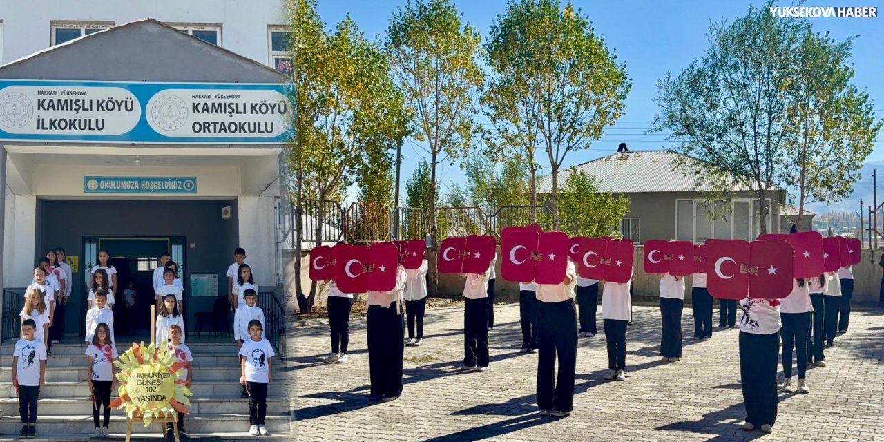 Kamışlı İlk ve Ortaokulu’nda Cumhuriyet Bayramı etkinliği