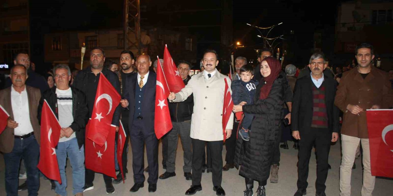 Malazgirt’te fener alayı yürüyüşü gerçekleştirildi