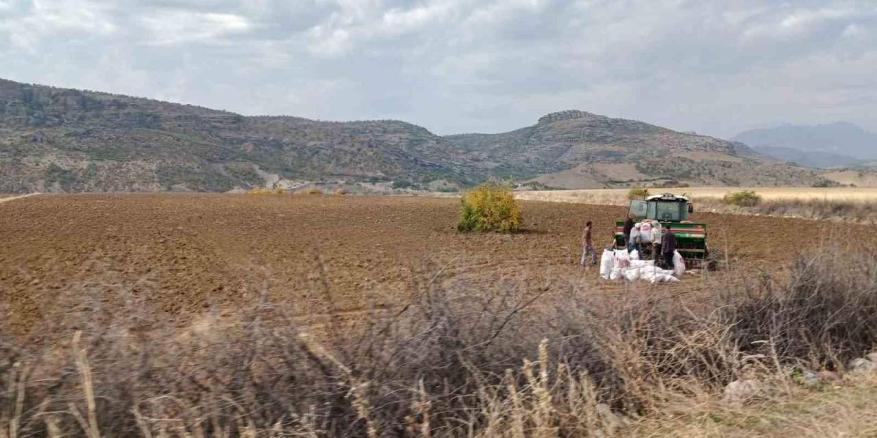 Kulp'da çiftçiler ekim mesaisine başladı