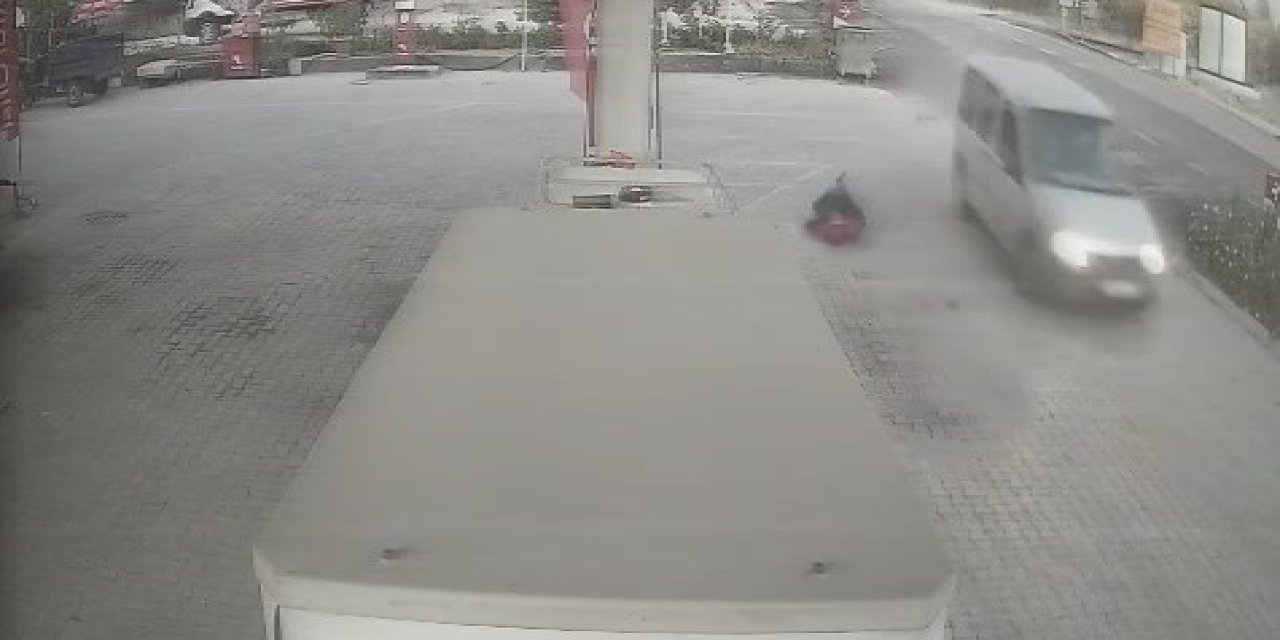 Eniştesine araçla çarpıp kaçtı: O anlar kamerada
