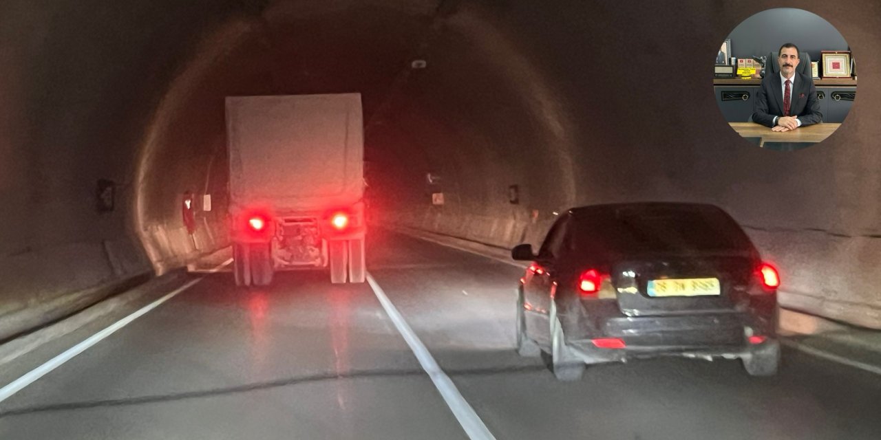 Yeniköprü Tüneli’ndeki aydınlatma sorunu tehlike oluşturuyor