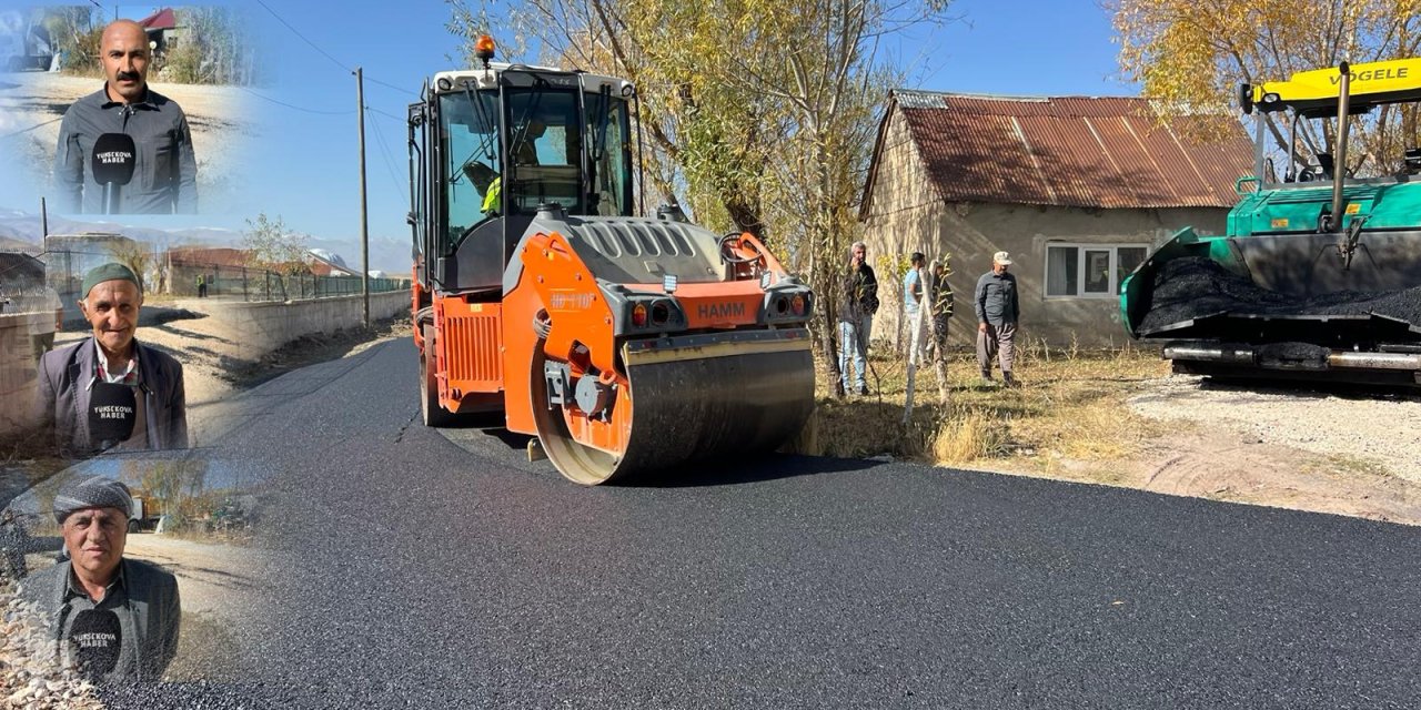 Yüksekova’nın Doğanlı Köyü’nde 22 yıl sonra asfalt sevinci