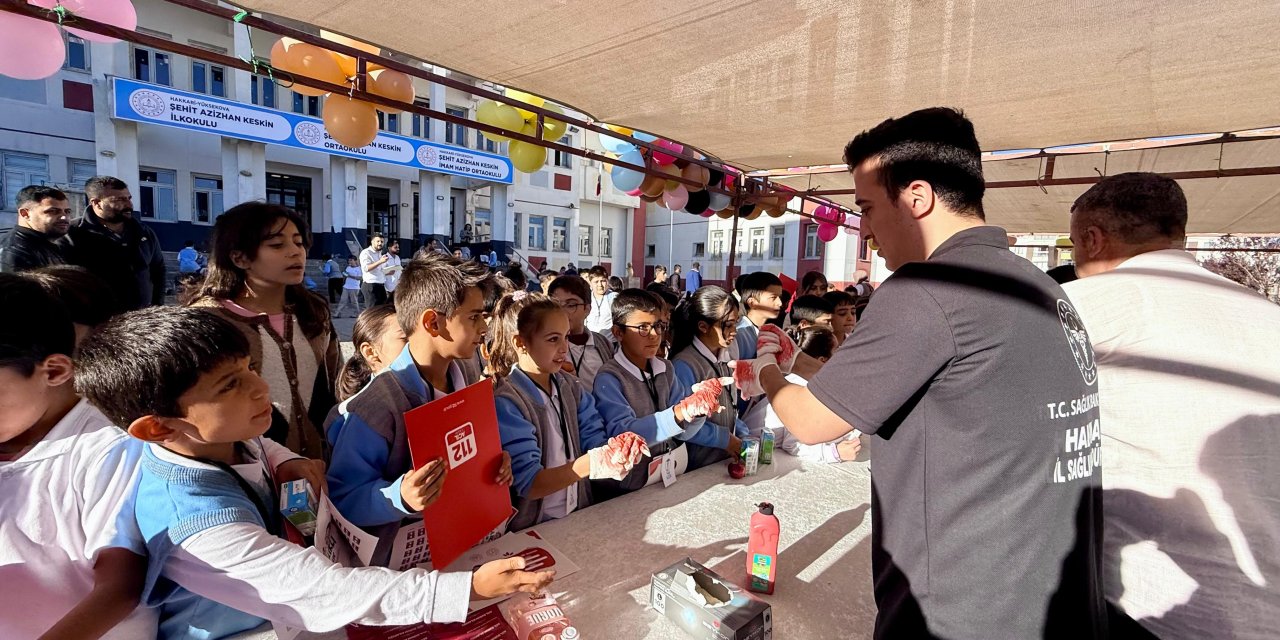 Yüksekova’da öğrenciler sağlık hizmetlerini yakından tanıdı