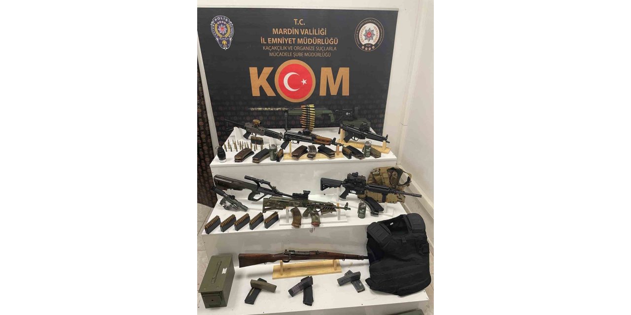 Mardin’de silah kaçakçılığı operasyonu yapıldı