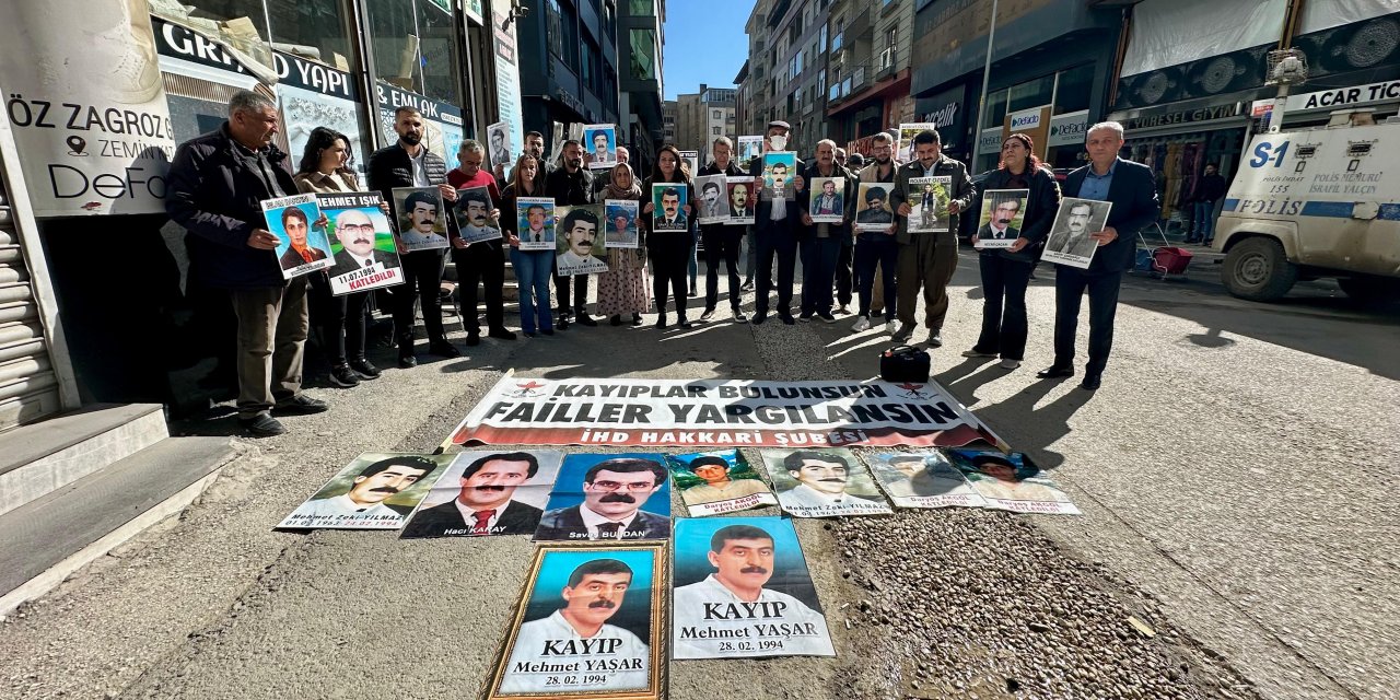 İHD Hakkâri ve kayıp yakınları Abdulrezak Erdoğan için adalet istedi