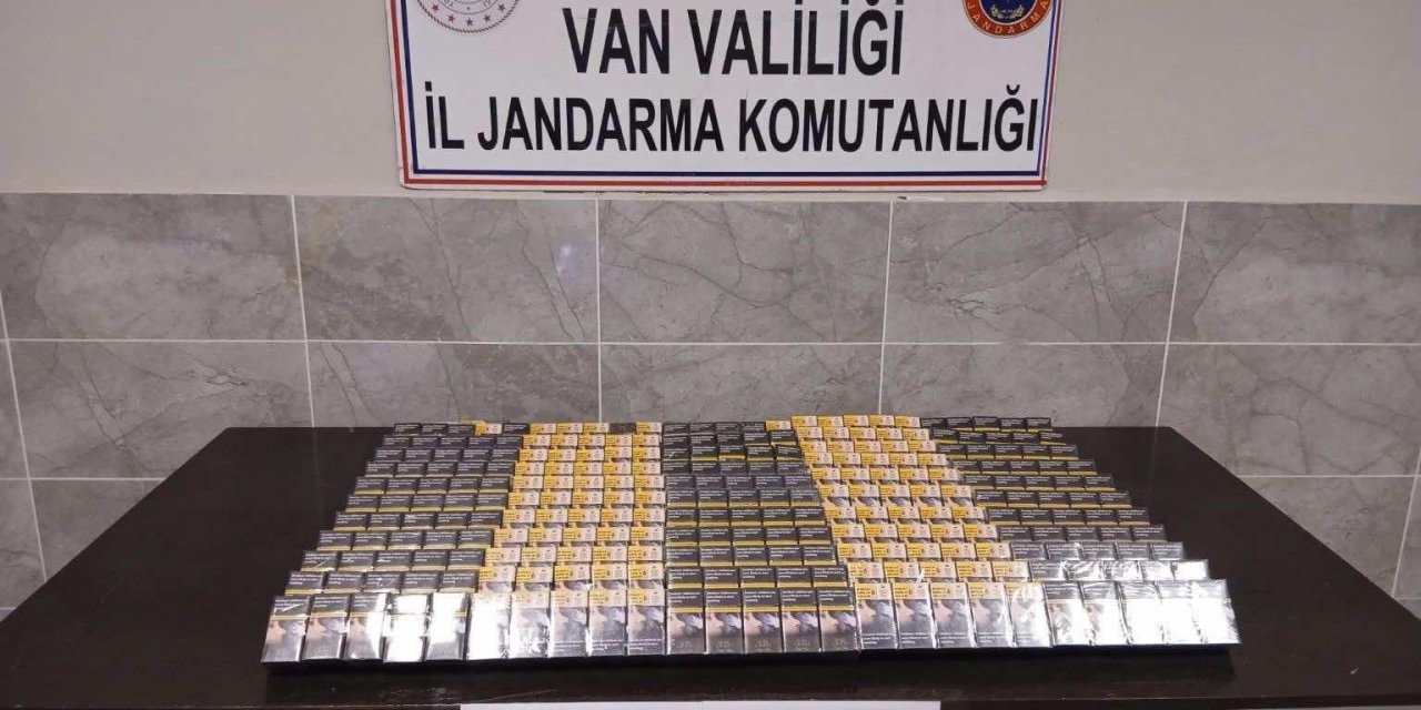 Van’da kaçak sigara ve malzeme yakalandı