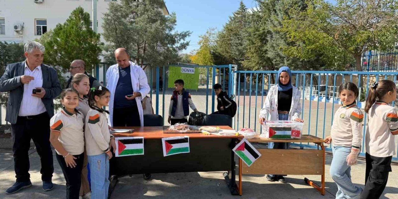 Diyarbakır’da öğrencilerden Gazze’ye destek
