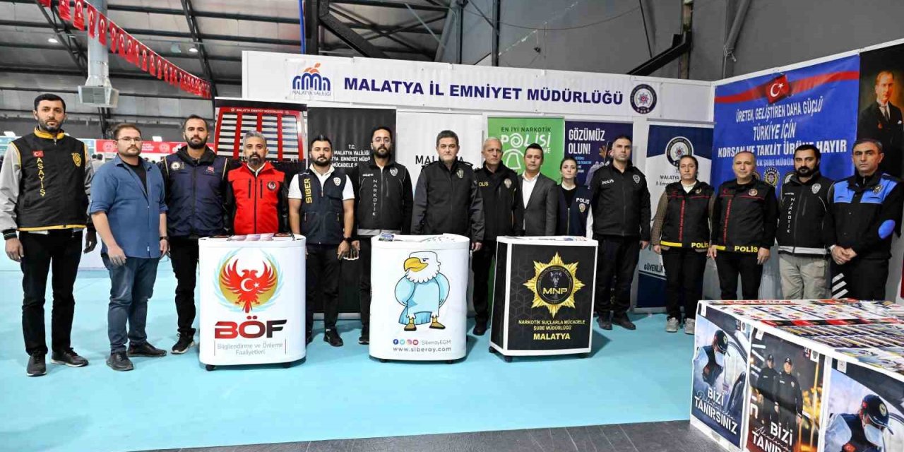 Malatya Kitap Fuarı’nda Emniyet’ten bilgilendirme standı