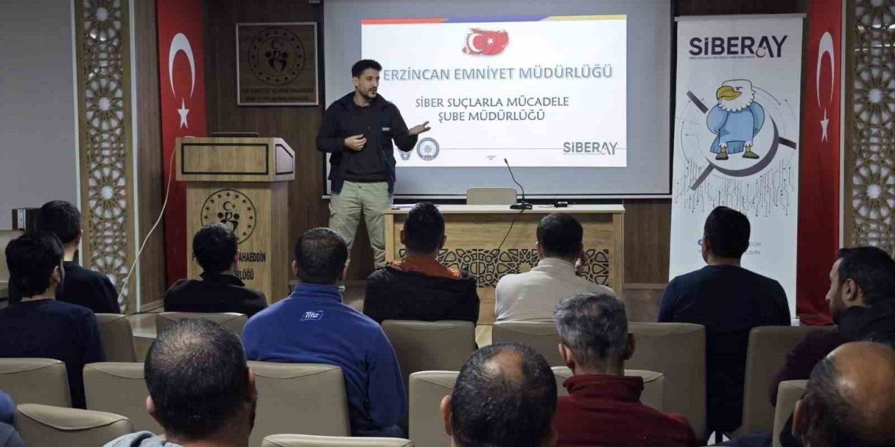 Erzincan’da KYK öğrencilerine siber farkındalık semineri düzenlendi
