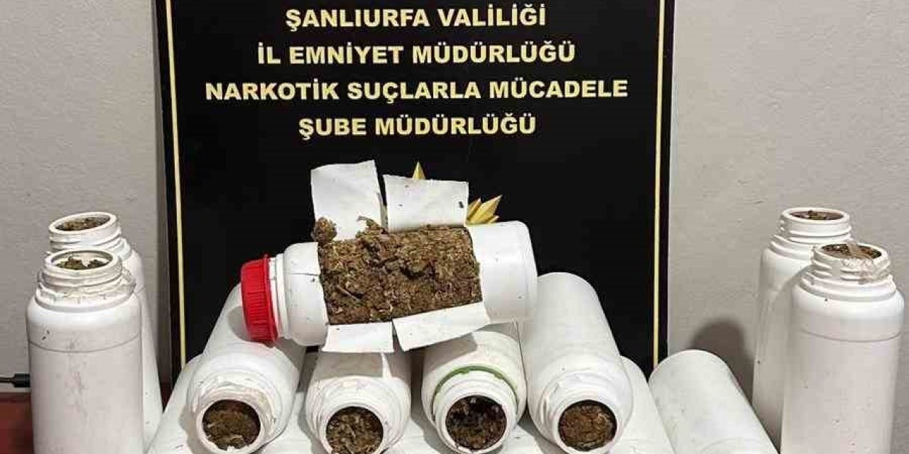 Urfa’da 7 kilo 150 gram uyuşturucu ele geçirildi