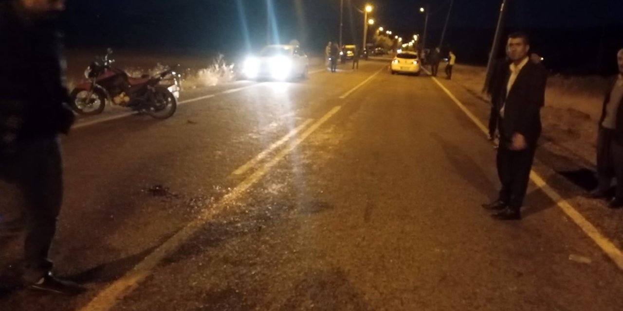 Diyarbakır'da otomobil ile sepetli motosiklet çarpıştı: 1 ölü