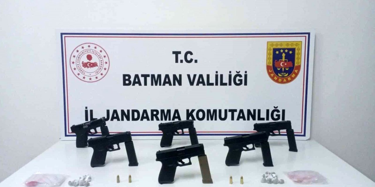 Batman’da kaçak silah operasyonu: 6 tutuklama
