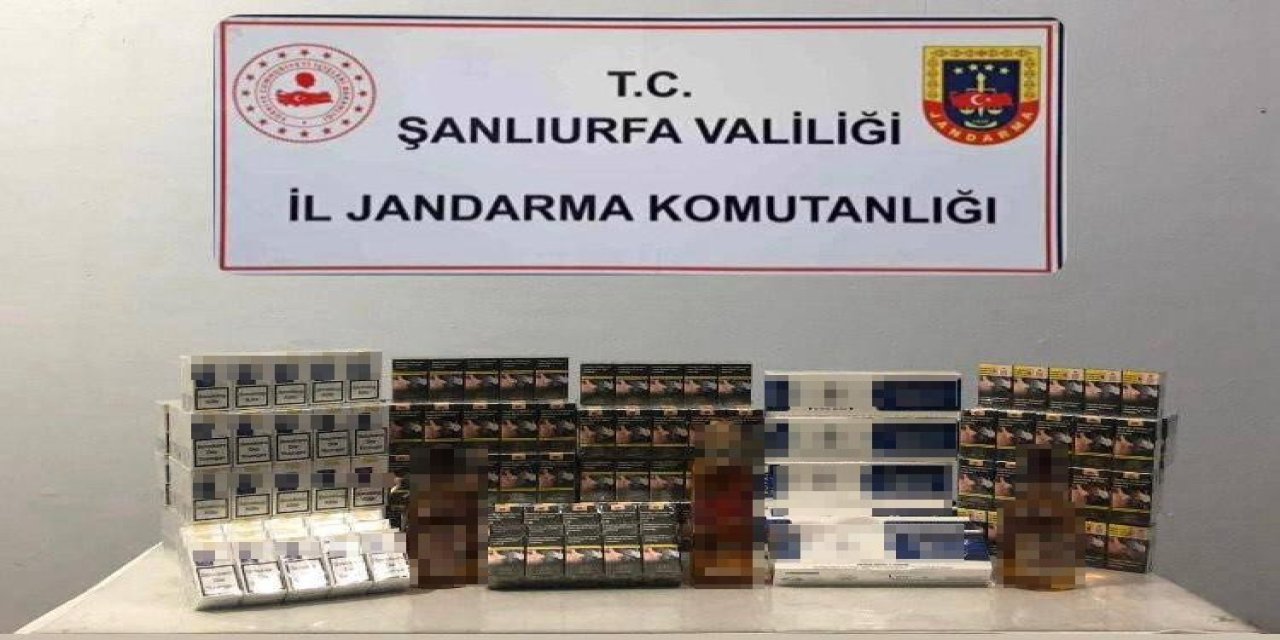 Şanlıurfa’da 5 bin 210 paket kaçak sigara yakalandı