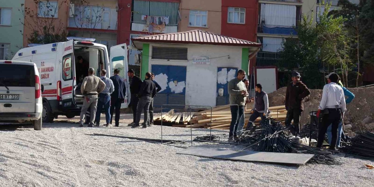 Malatya’da şantiyede iş kazası: 1 kişi yaralandı