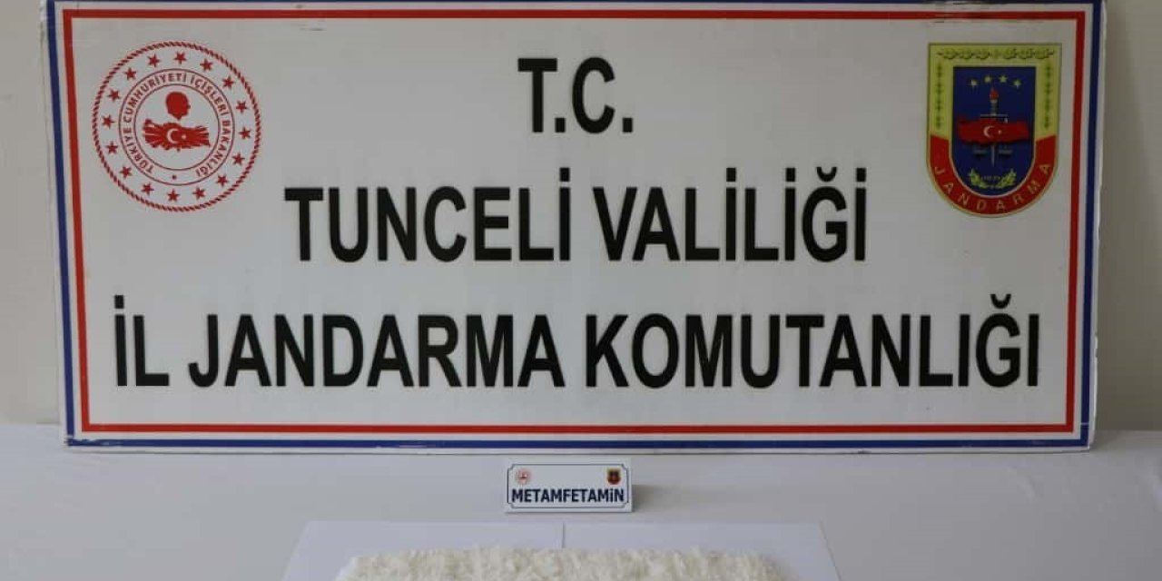 Tunceli’de metamfetamin operasyonu