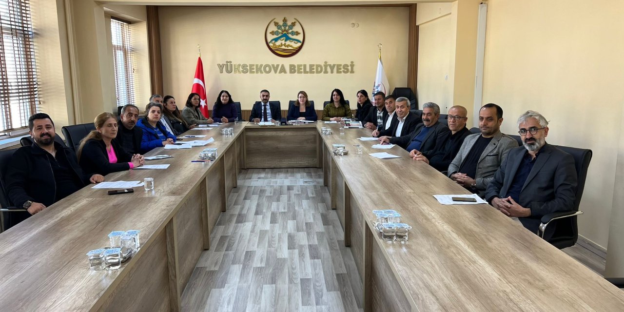 Yüksekova Belediyesi Kasım ayı Meclis toplantısı yapıldı