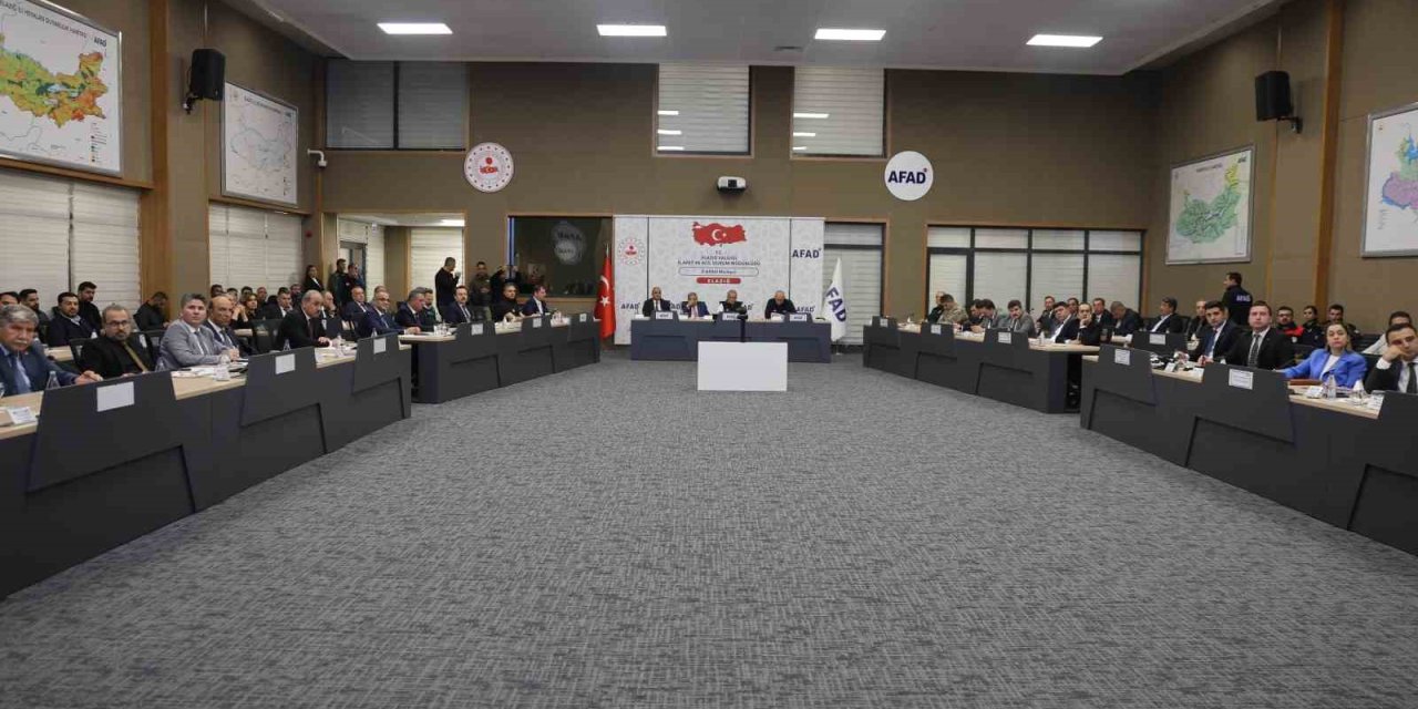 Elazığ’da İl Afet Risk Azaltma Planı ele alındı