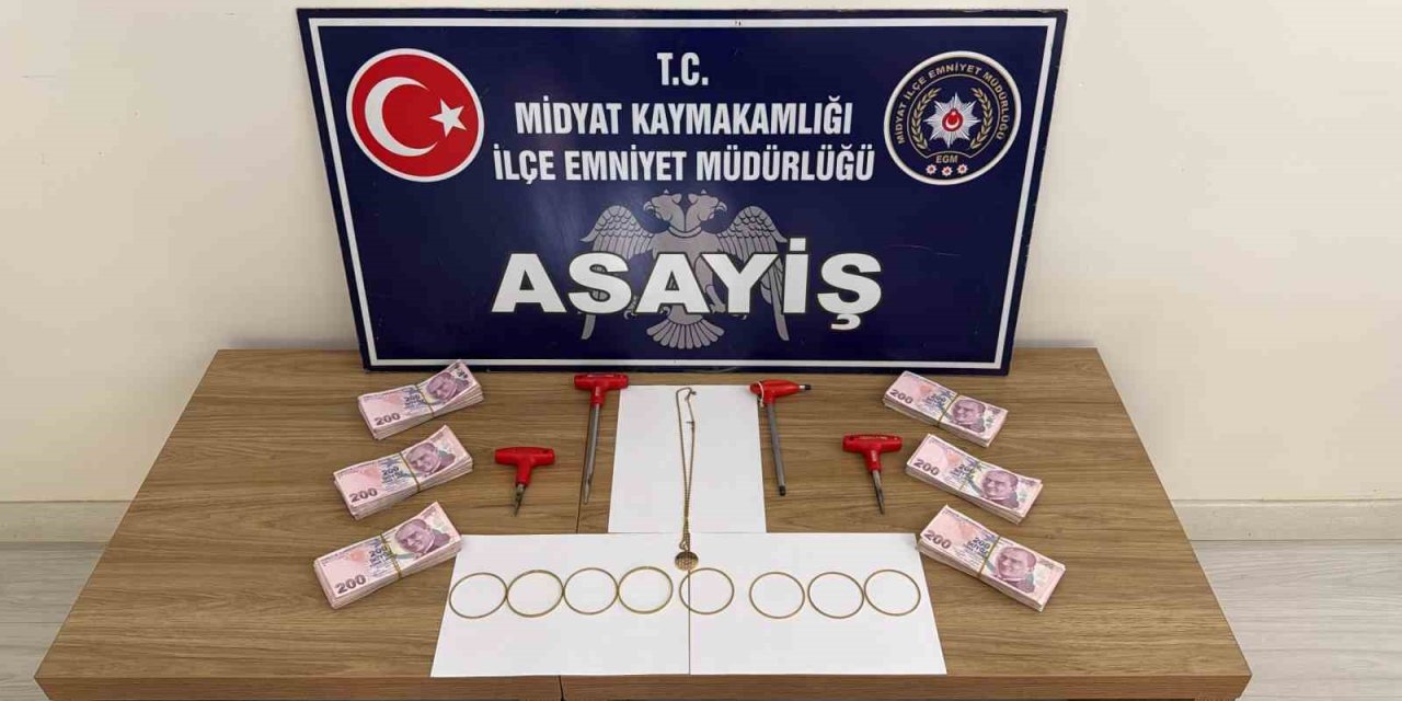 Mardin’de hırsızlık operasyonu: 5 kişi yakalandı