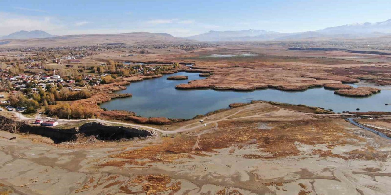 Van'ın Dilkaya Deltası’nda sonbahar güzelliği