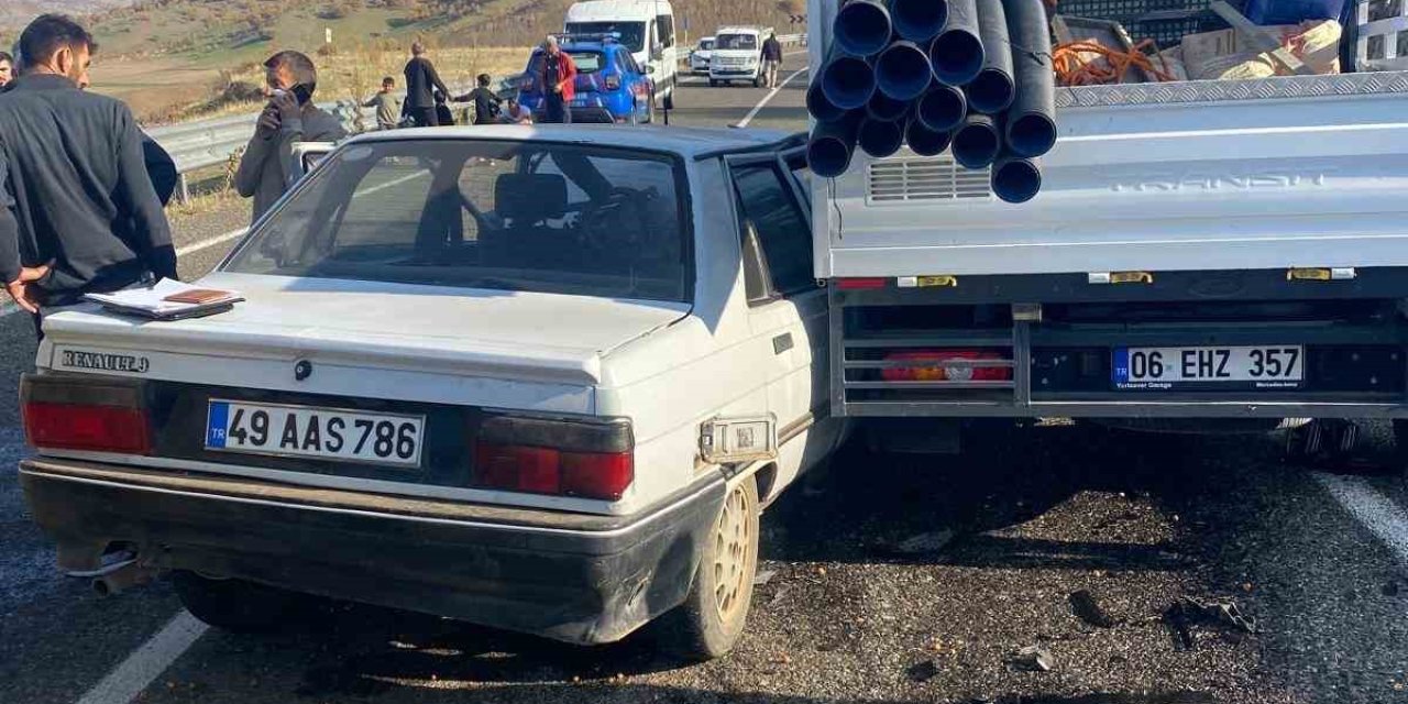 Bingöl'de trafik kazası: 1 ölü, 3 yaralı