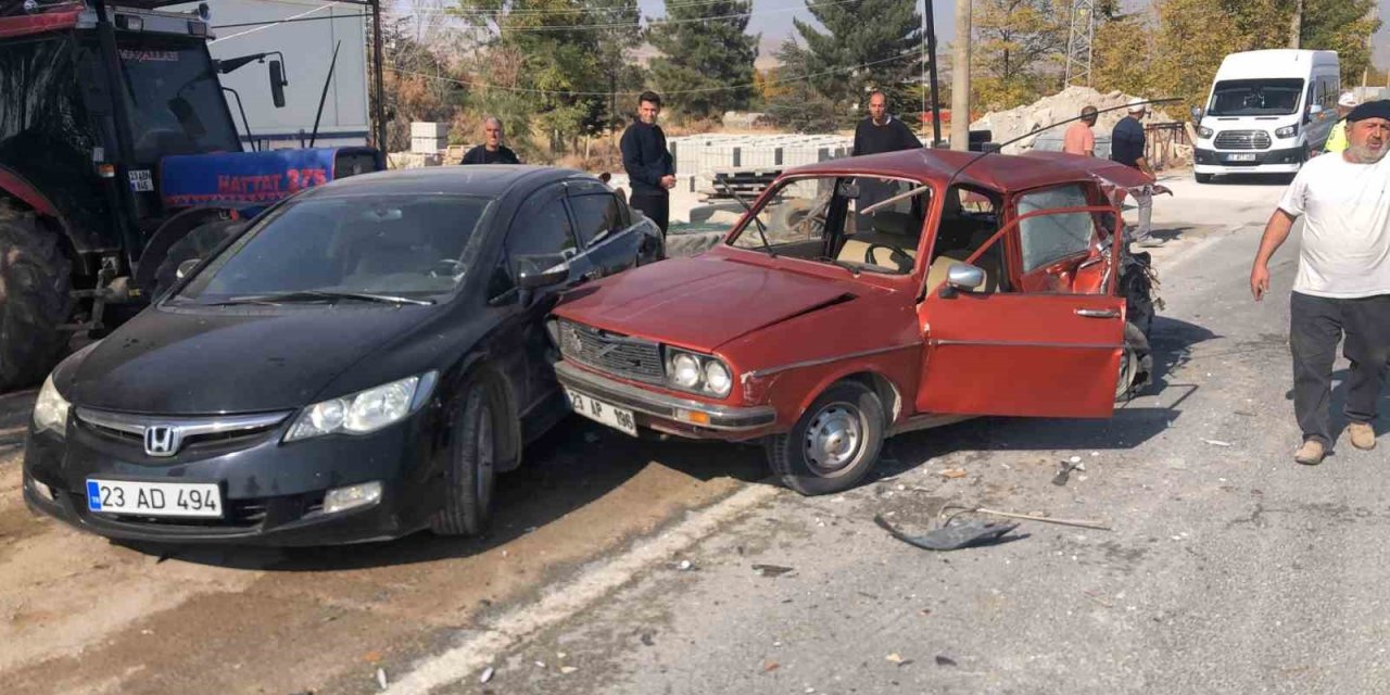 Elazığ’da trafik kazası: 1 kişi hayatını kaybetti