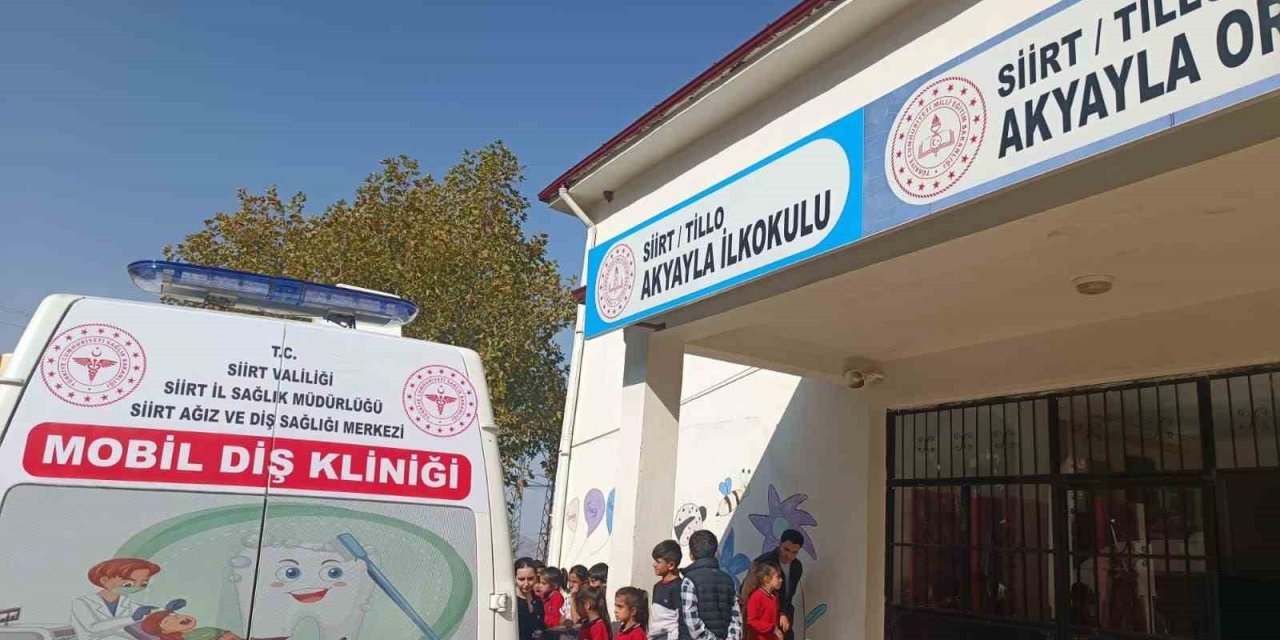 Siirt’te mobil diş sağlığı hizmeti sürüyor