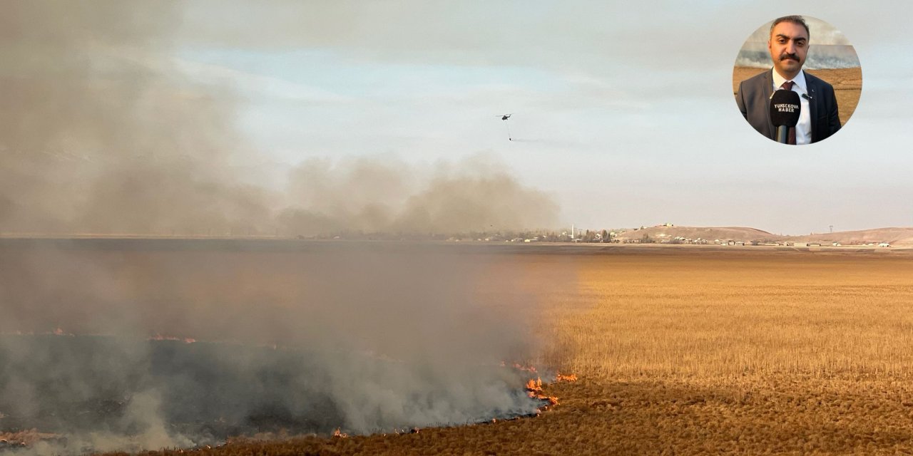 Şoreş Diri: “Nehil sazlığı yanıyor, tüm kurumlar harekete geçmeli”