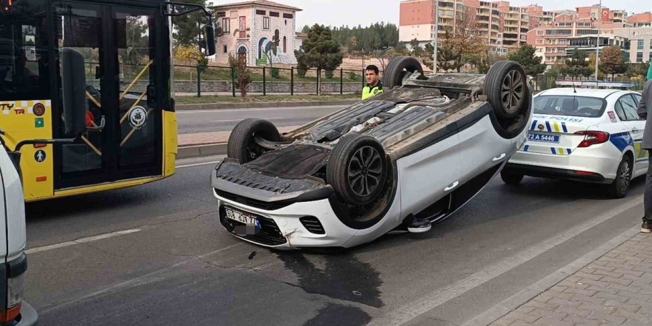 Batman’da otomobil takla attı: 1 kişi yaralandı