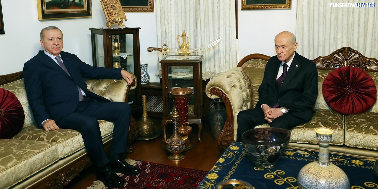 Cumhurbaşkanı Erdoğan, Bahçeli ile bir araya geldi