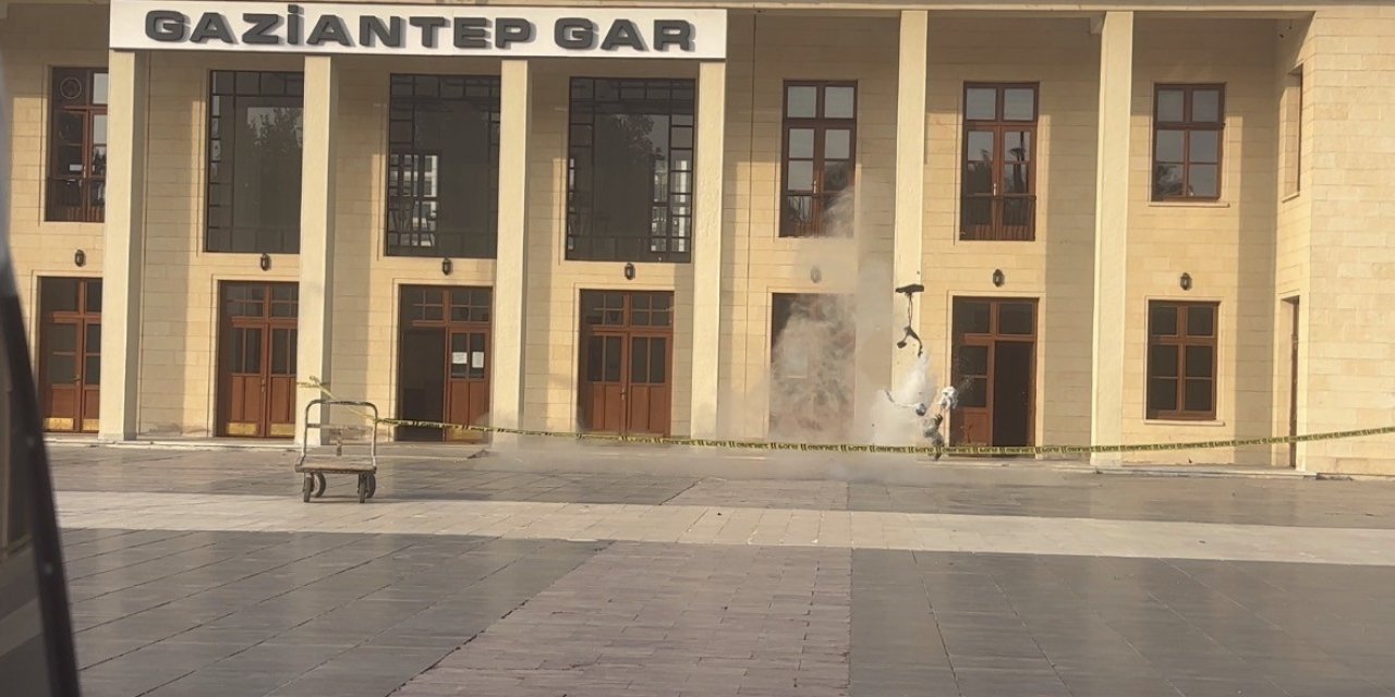 Antep Gar istasyonunda şüpheli çanta paniği