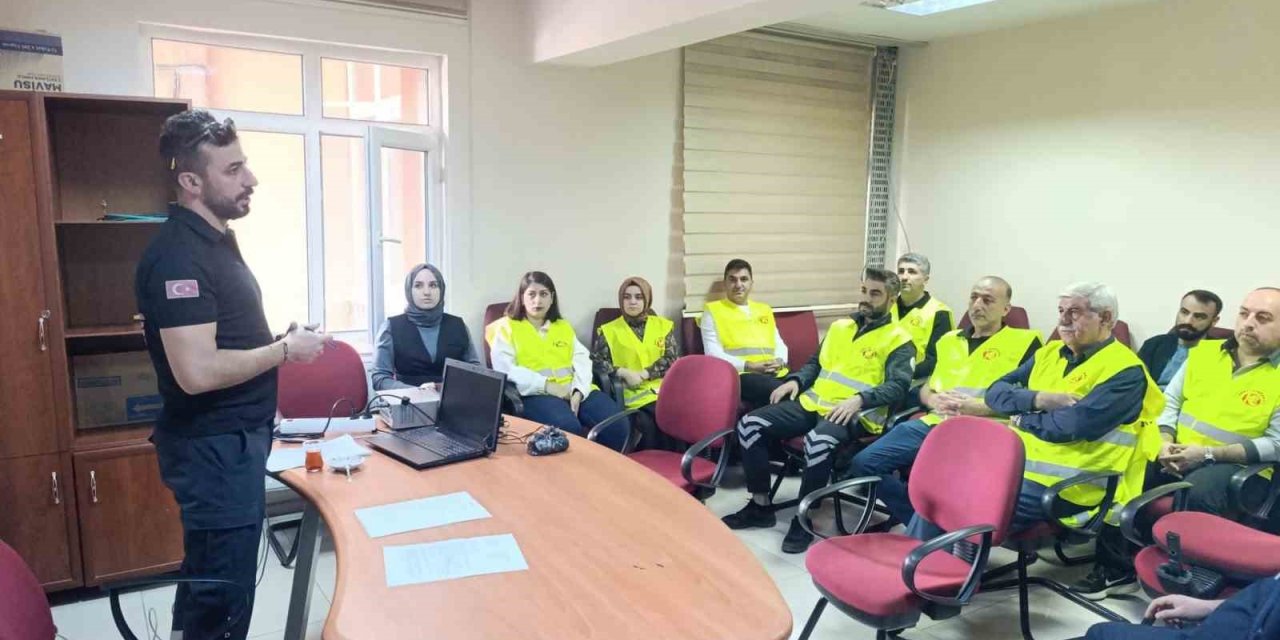 Palu’da deprem ve yangın tatbikatı