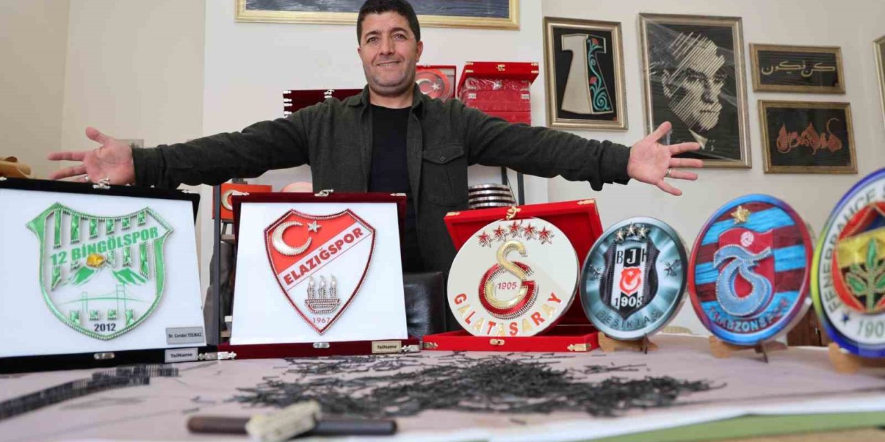 Hobisini sanata dönüştürdü, 500’ü aşkın eseriyle Türkiye’nin sayılı filografi ustalarından biri oldu