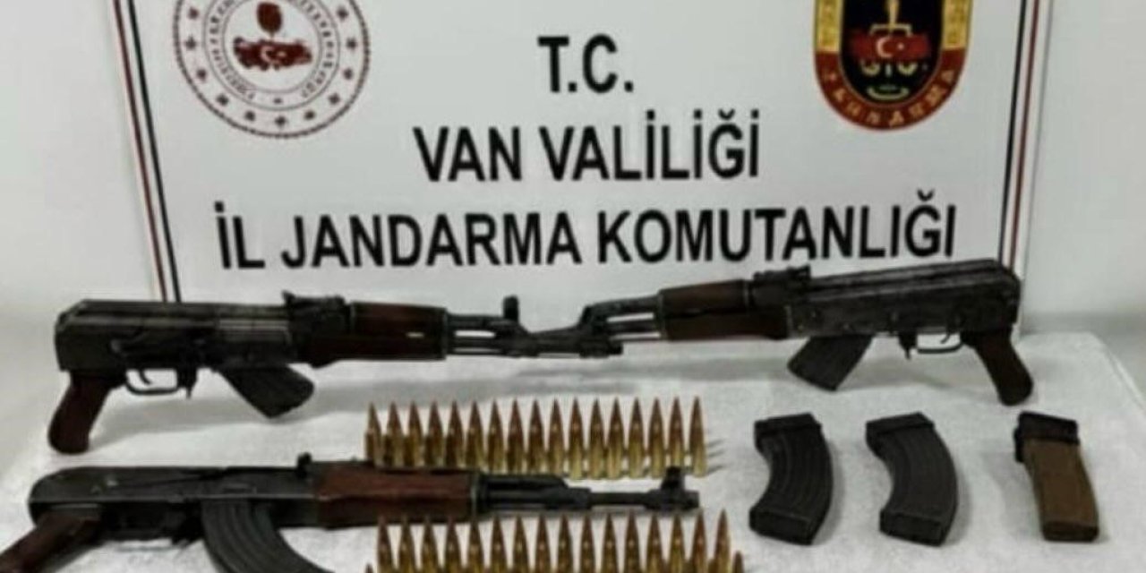 Çaldıran'da 3 adet uzun namlulu silah yakalandı