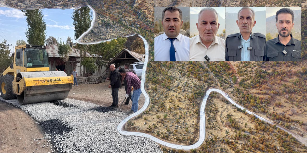 Derecik’te Yolgeldi Mahallesi’nin yolu asfaltlandı