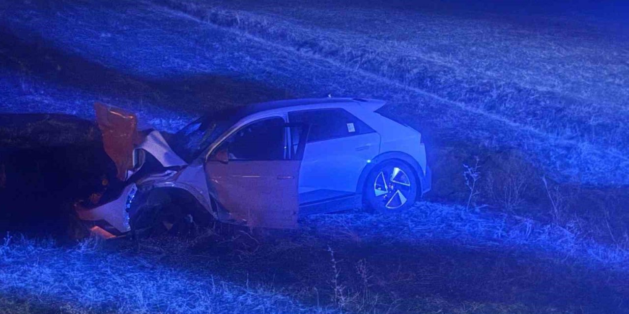 Muş’ta araç yola çıkan ineğe çarptı