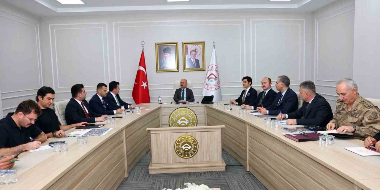 Erdoğan’ın Adıyaman ziyareti öncesi güvenlik toplantısı yapıldı