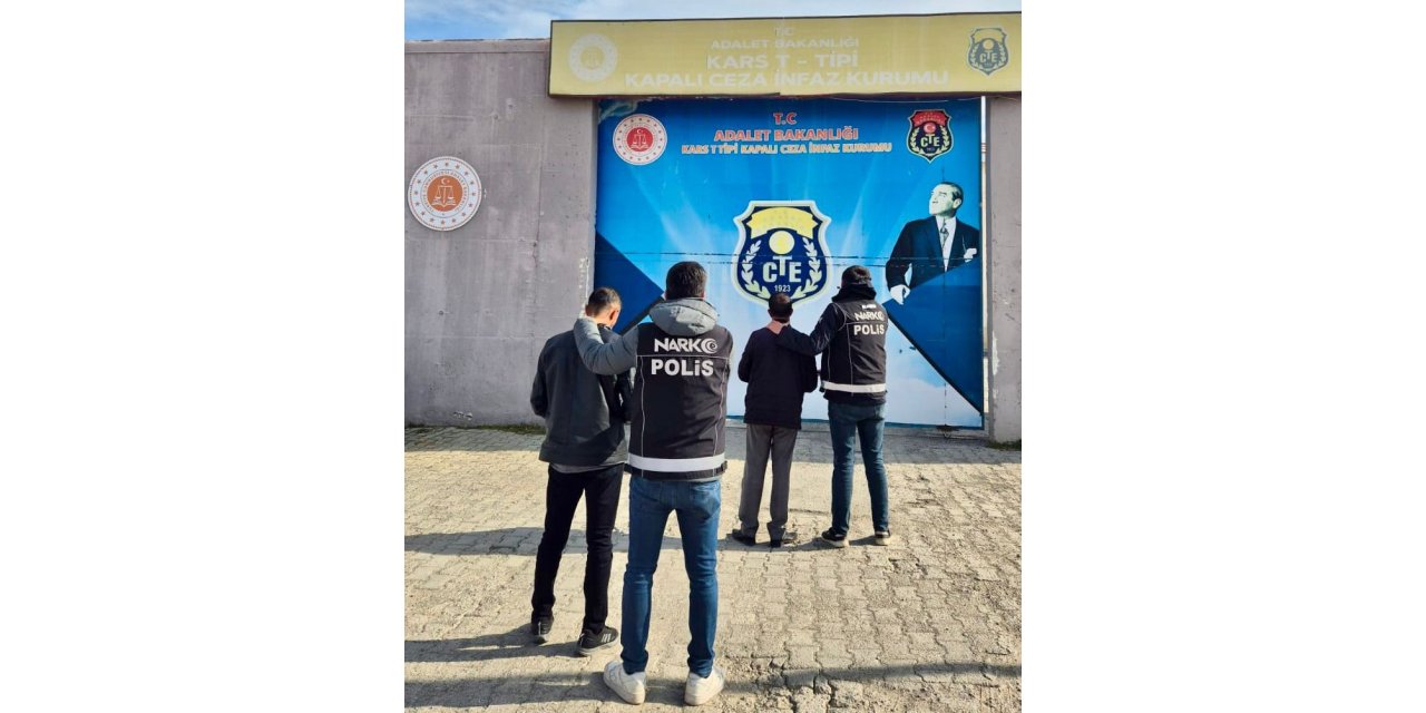 Kars’ta kesinleşmiş hapis cezası bulunan 2 şahıs yakalandı