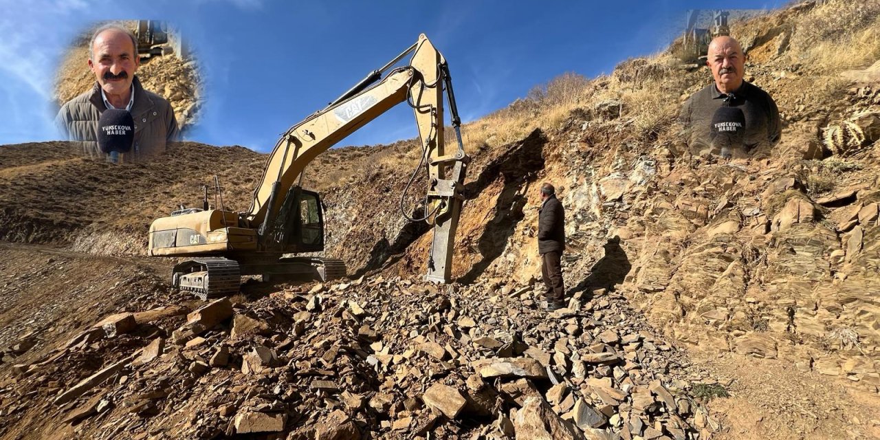 Yüksekova'nın Süretli Köyü’ne 47 yıl sonra yol çalışması