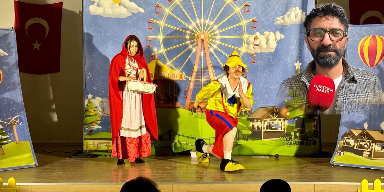 Pinokyo oyunu Yüksekova’da çocuklarla buluştu