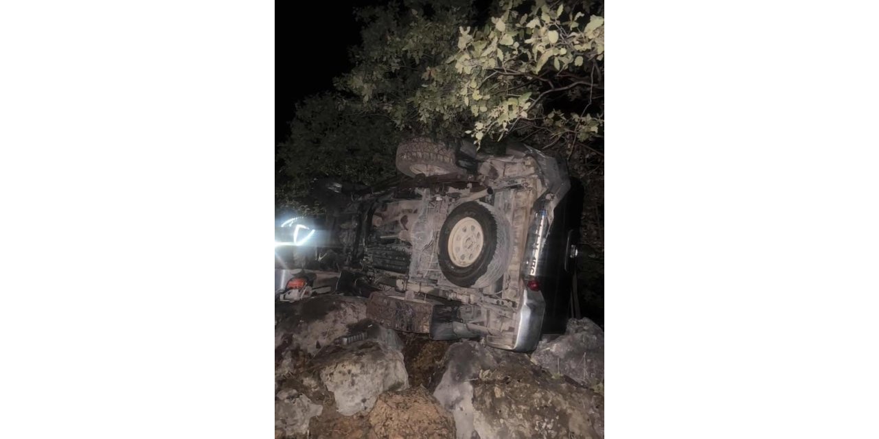 Nusaybin'de devrilen pikapta 2’si çocuk 6 kişi yaralandı