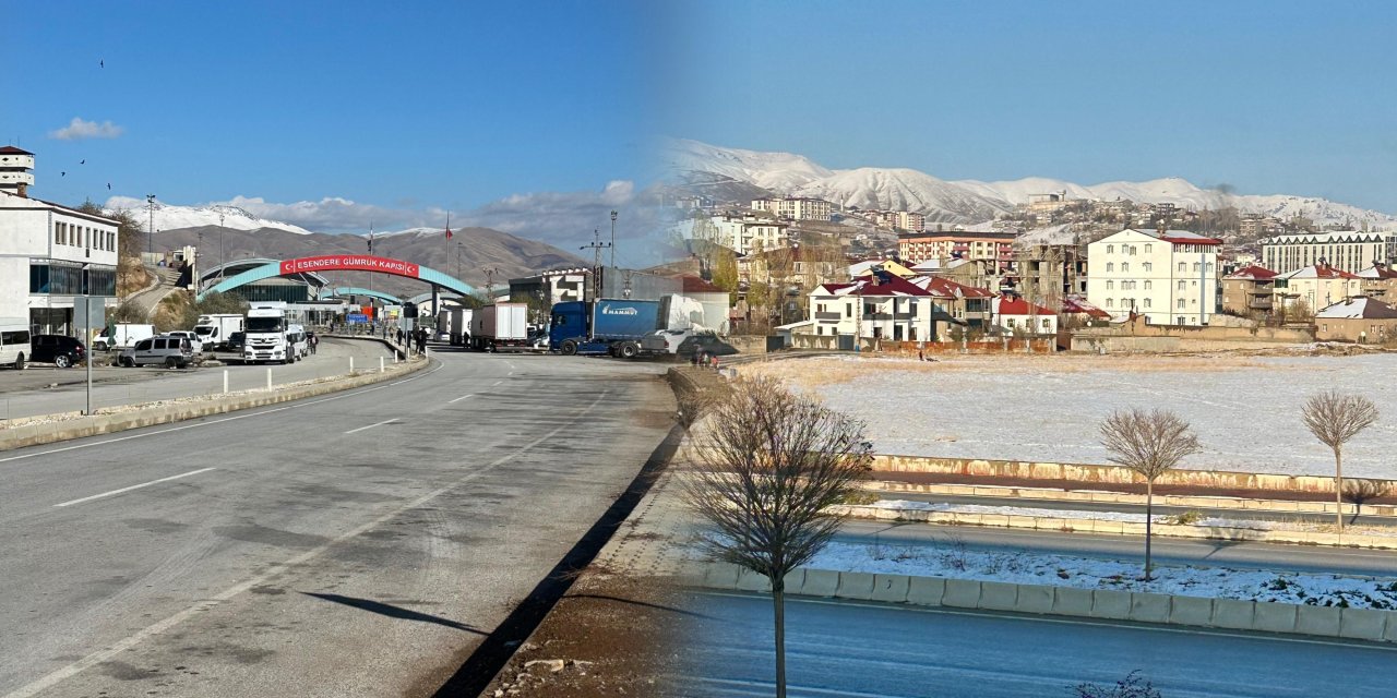 Yüksekova ve Esendere’de aynı gün farklı iki mevsim