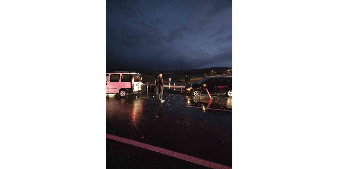 Siirt’te maddi hasarlı trafik kazası
