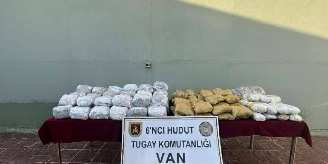 Başkale'de 109 kilogram uyuşturucu ele geçirildi
