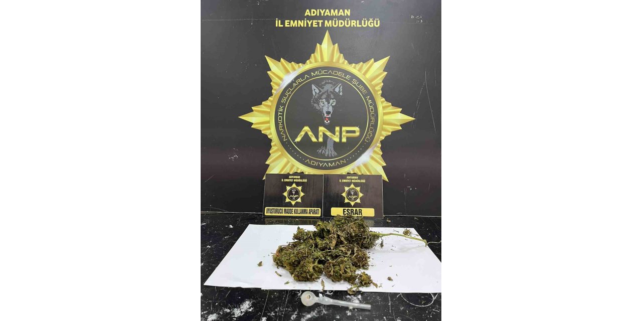Adıyaman'da iş yerindeki klimadan uyuşturucu çıktı