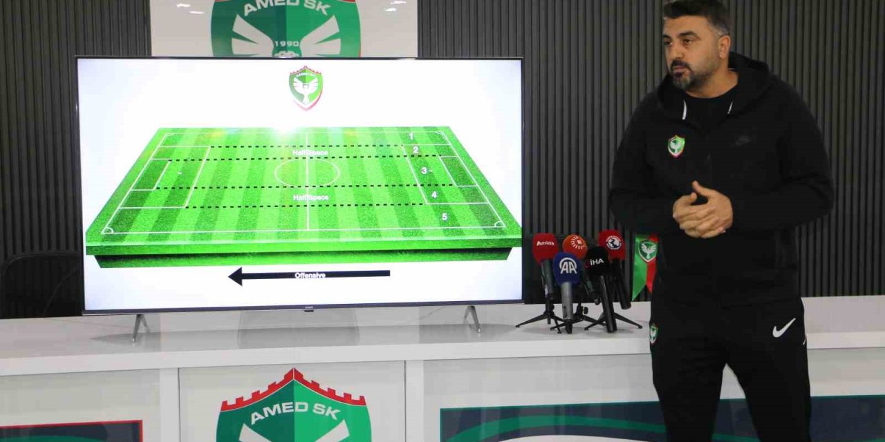 Amedspor Teknik Direktörü Kaloğlu: "4 haftalık performansla iyi çıkış yakaladık"