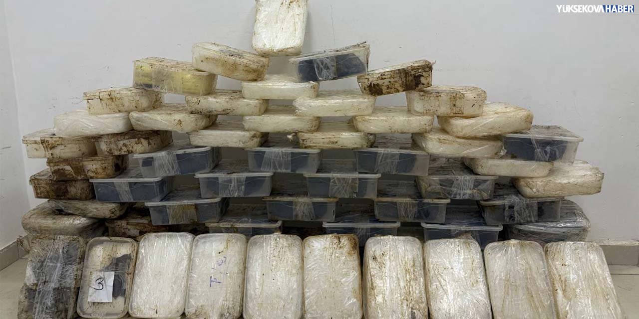 Şemdinli’de 81 kilo metamfetamin ele geçirildi