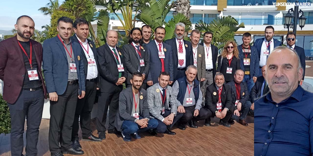 Hakkarili İhtiyatoğlu teknikerler konfederasyonu başkan yardımcısı seçildi