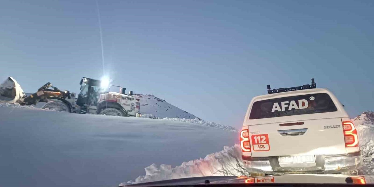 Durankaya'da yaylada mahsur kalan hayvanlar kurtarıldı