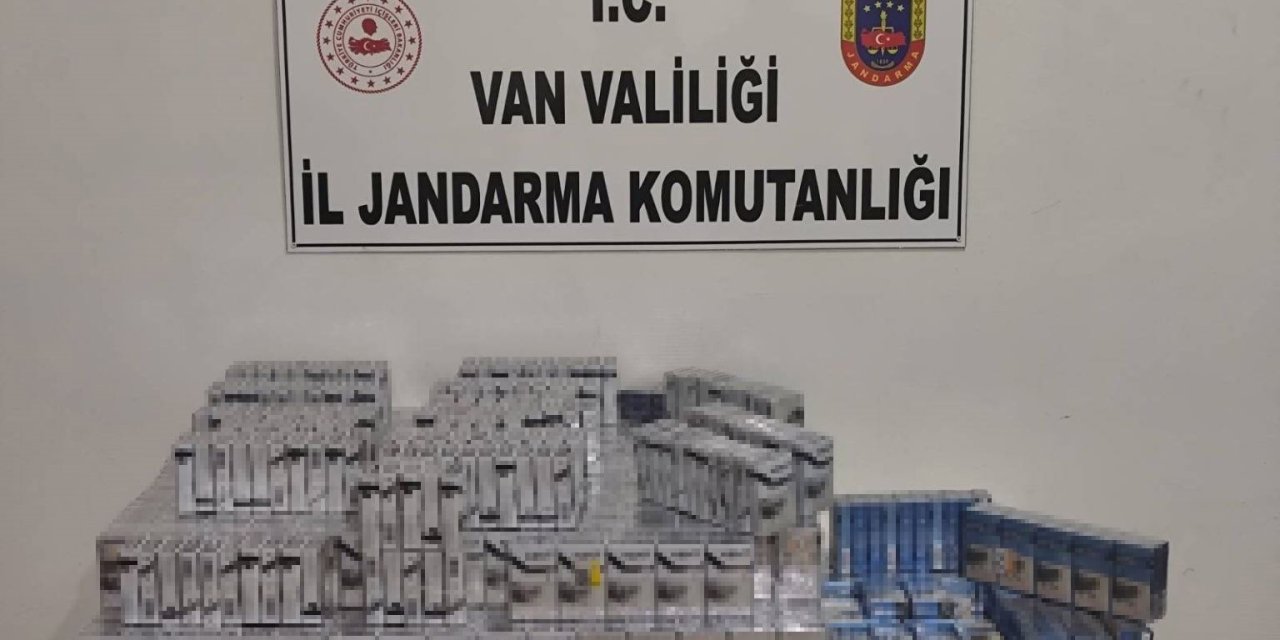 Van’da 2 bin paket kaçak sigara yakalandı
